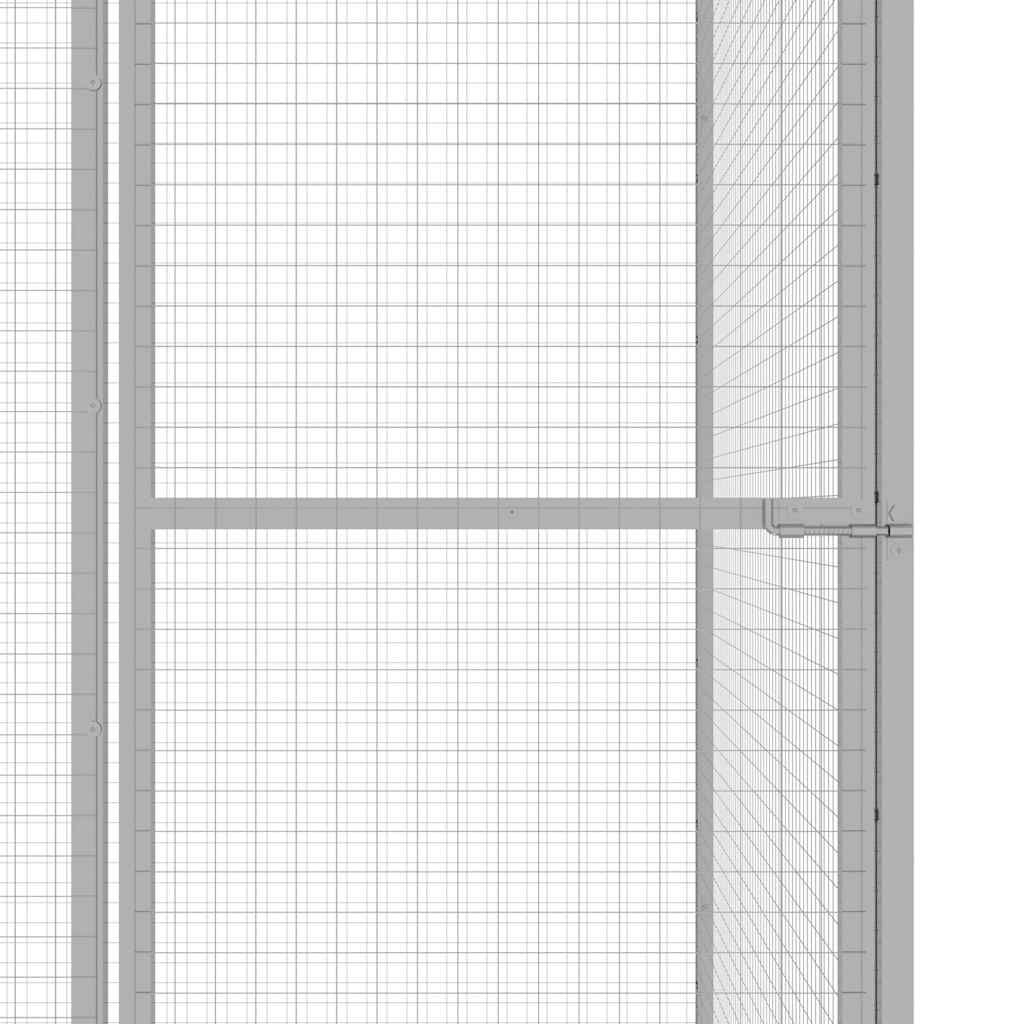 Jaula Para Gatos Acero Galvanizado 3X3X2,5 M
