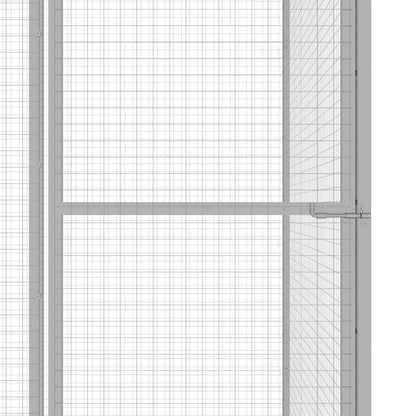 Jaula Para Gatos Acero Galvanizado 3X3X2,5 M
