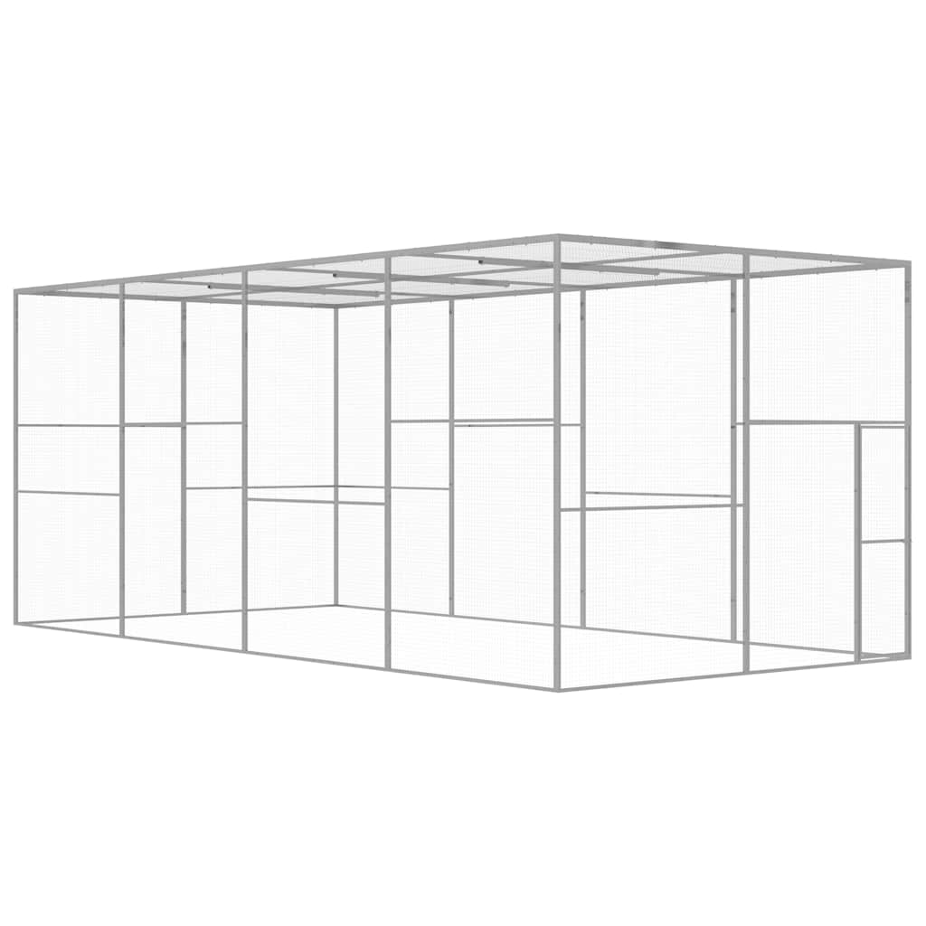 Jaula Para Gatos Acero Galvanizado 3X3X2,5 M