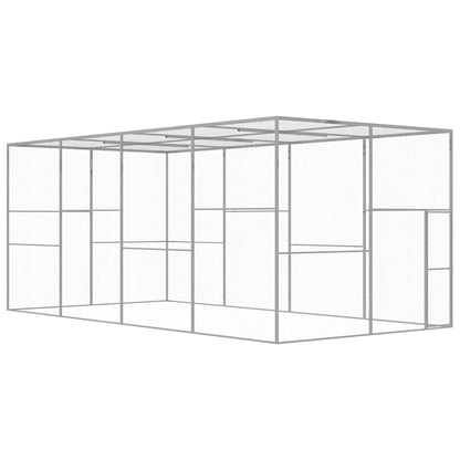 Jaula Para Gatos Acero Galvanizado 3X3X2,5 M