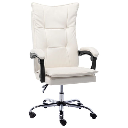 Silla De Oficina De Cuero Sintético Gris