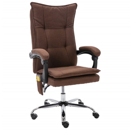 Silla De Oficina De Masaje De Tela Gris
