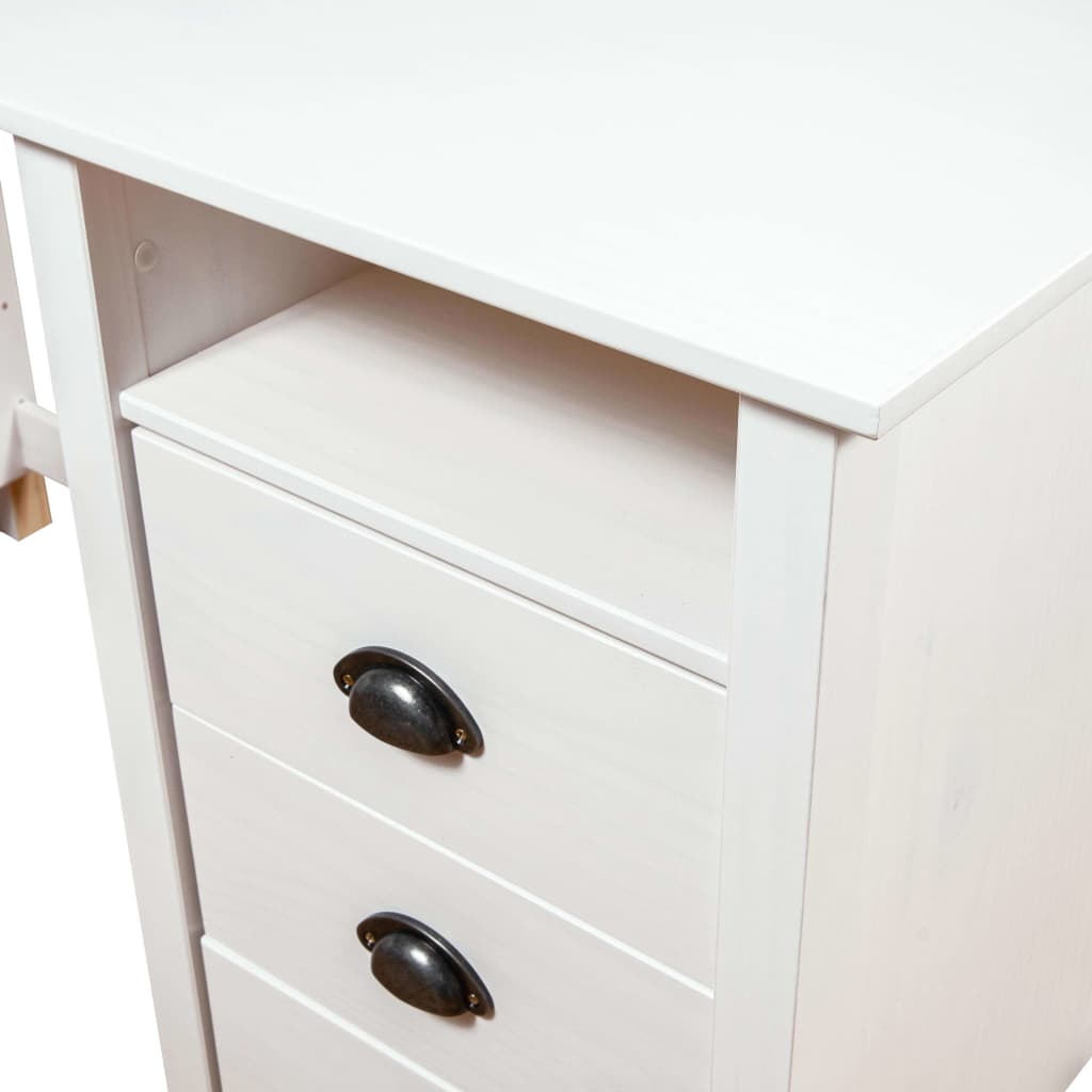Escritorio Hill Range Madera De Pino 150X50X74 Cm
