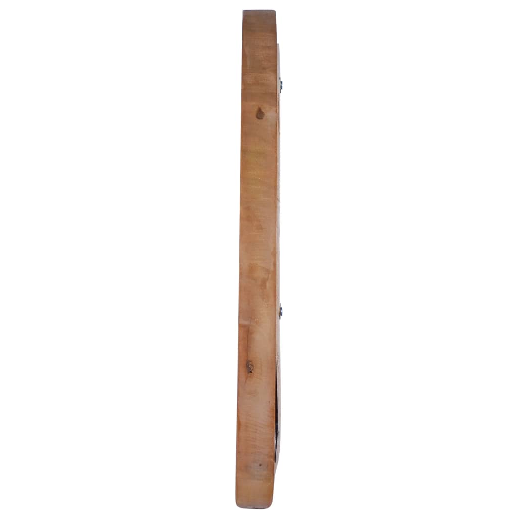 Espejo De Pared Redondo Teca 40 Cm