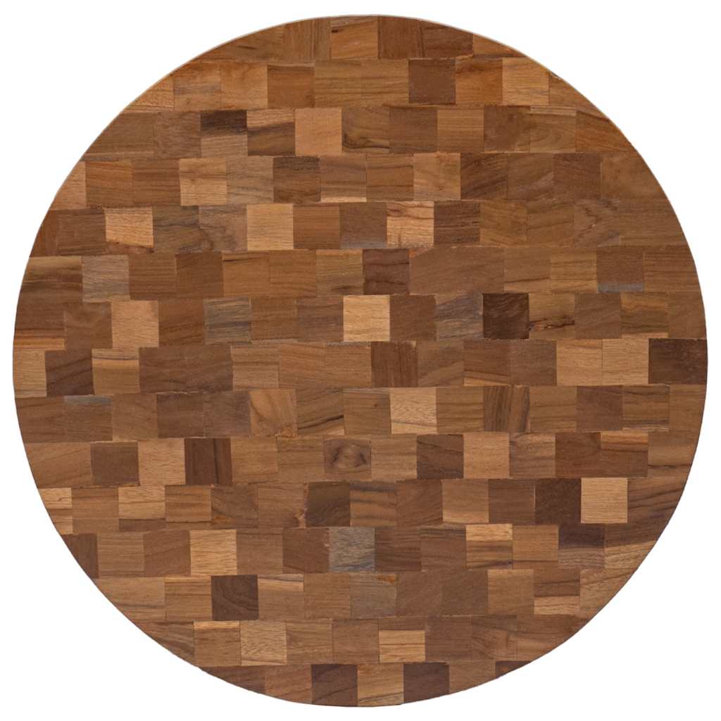 Mesa De Centro De Madera Maciza De Teca 60X60X35 Cm