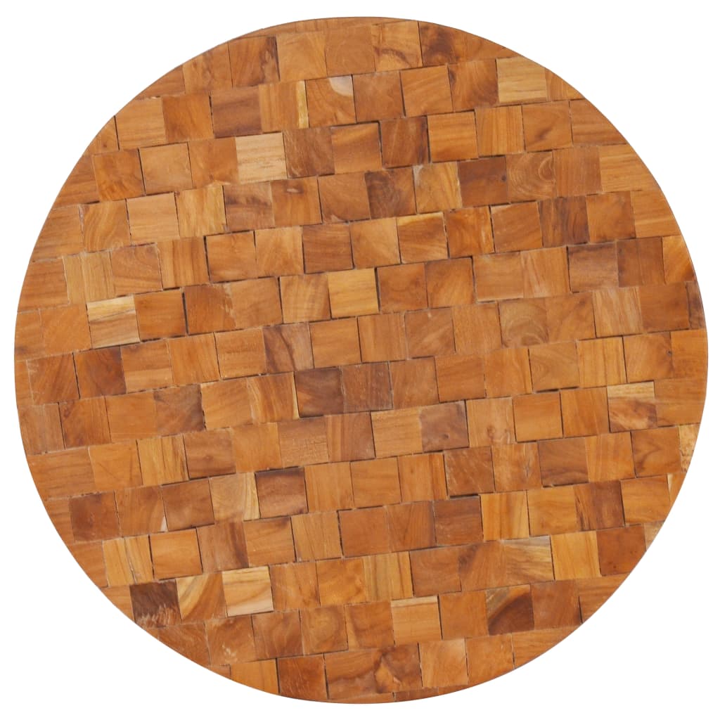Mesa De Centro De Madera Maciza De Teca 60X60X35 Cm
