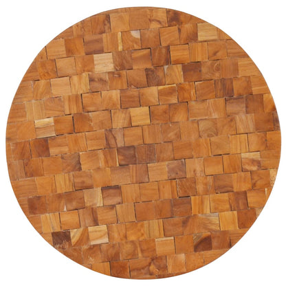 Mesa De Centro De Madera Maciza De Teca 60X60X35 Cm