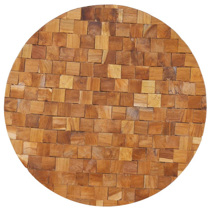 Mesa De Centro De Madera Maciza De Teca 60X60X35 Cm