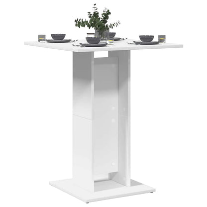 Mesa De Bistró De De 60X60X75 Cm, Fabricada En Madera De Ingeniería