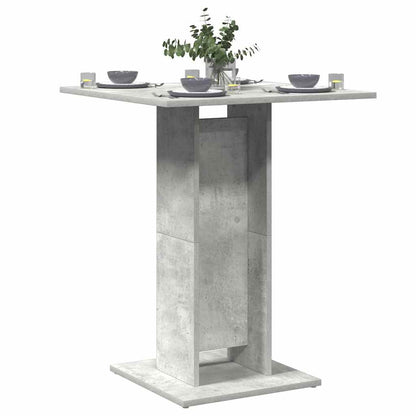 Mesa De Bistró De De 60X60X75 Cm, Fabricada En Madera De Ingeniería