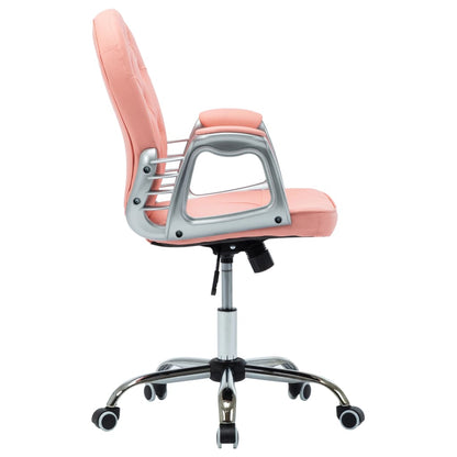 Silla De Oficina Giratoria De Cuero Sintético