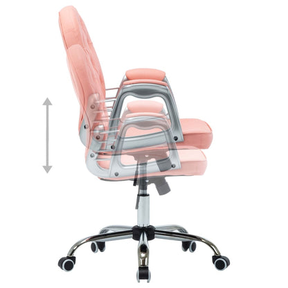 Silla De Oficina Giratoria De Cuero Sintético