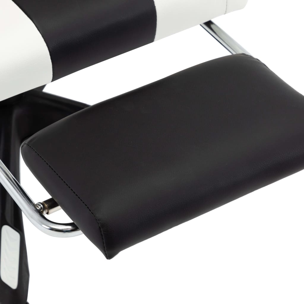 Silla Gaming Con Reposapiés Cuero Sintético