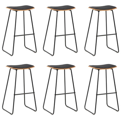 Taburetes De Cocina 6 Unidades Acero