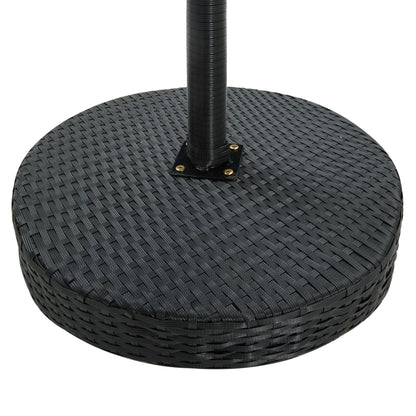 Mesa De Jardín De Ratán Sintético 60,5X106 Cm