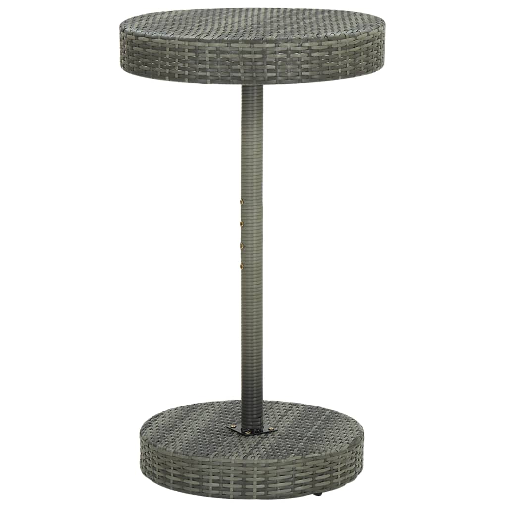Mesa De Jardín De Ratán Sintético 60,5X106 Cm