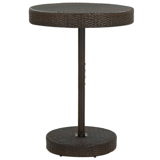 Mesa De Jardín De Ratán Sintético 75,5X106 Cm