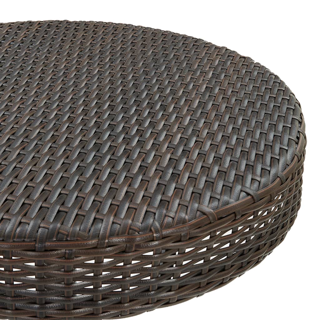 Mesa De Jardín De Ratán Sintético 75,5X106 Cm