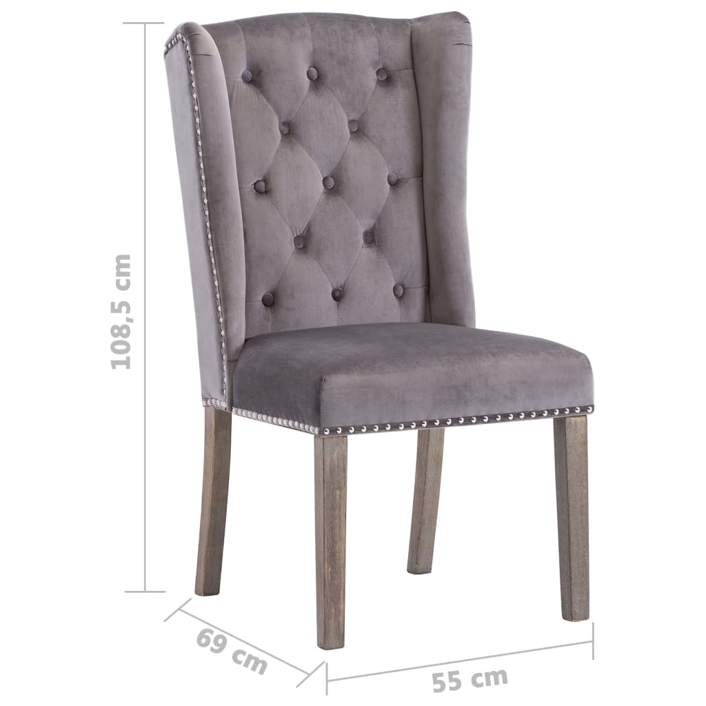 Silla De Comedor De Terciopelo