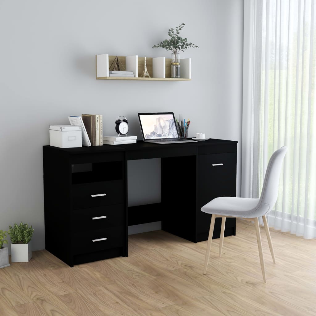 Escritorio Madera De Ingeniería 140 X 50 X 76 Cm