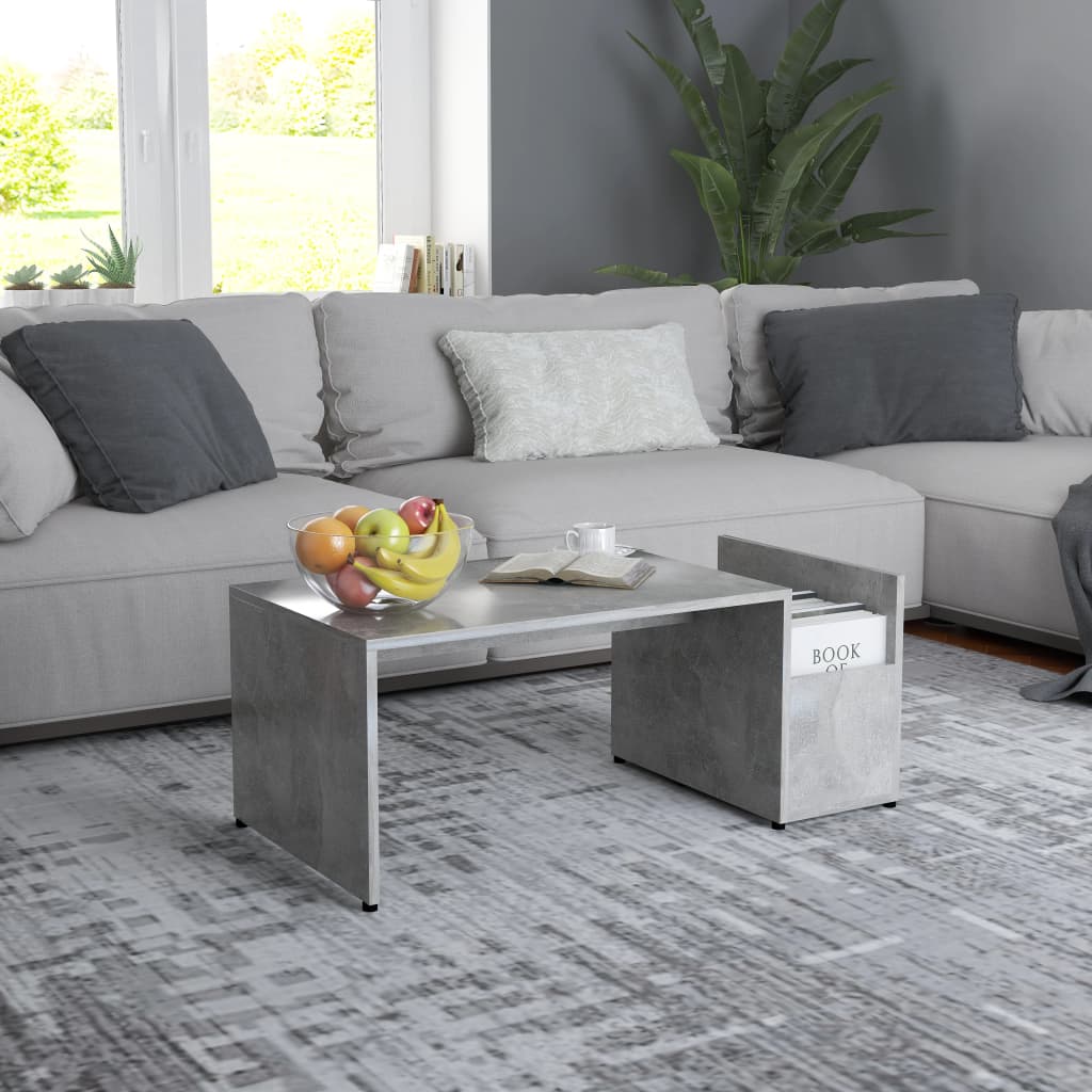 Mesa De Centro Madera Contrachapada 90X45X35 Cm