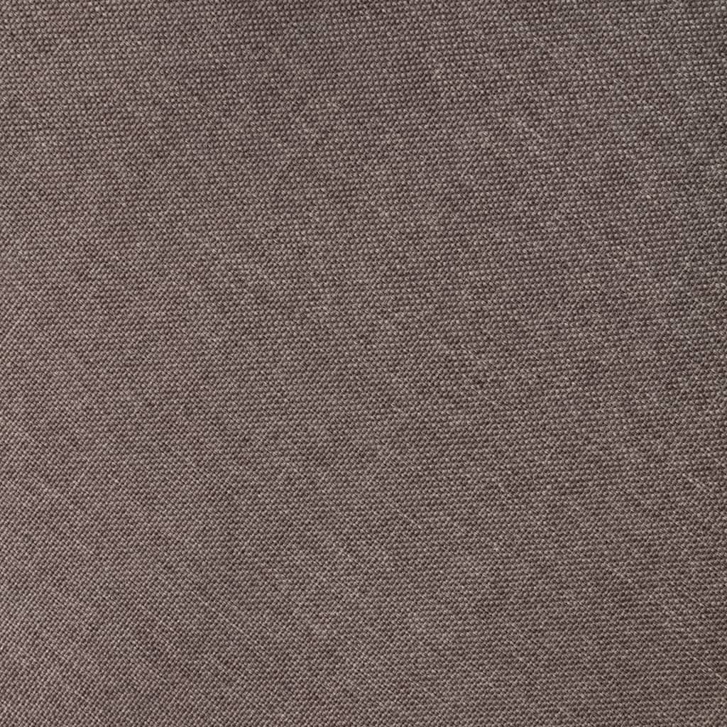 Silla De Oficina Giratoria De Madera Curvada Y Tela Gris Taupe