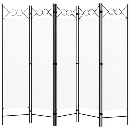 Biombo Divisor De 5 Paneles 200X180 Cm