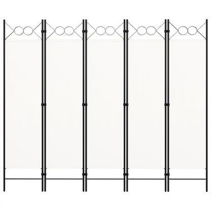 Biombo Divisor De 5 Paneles 200X180 Cm