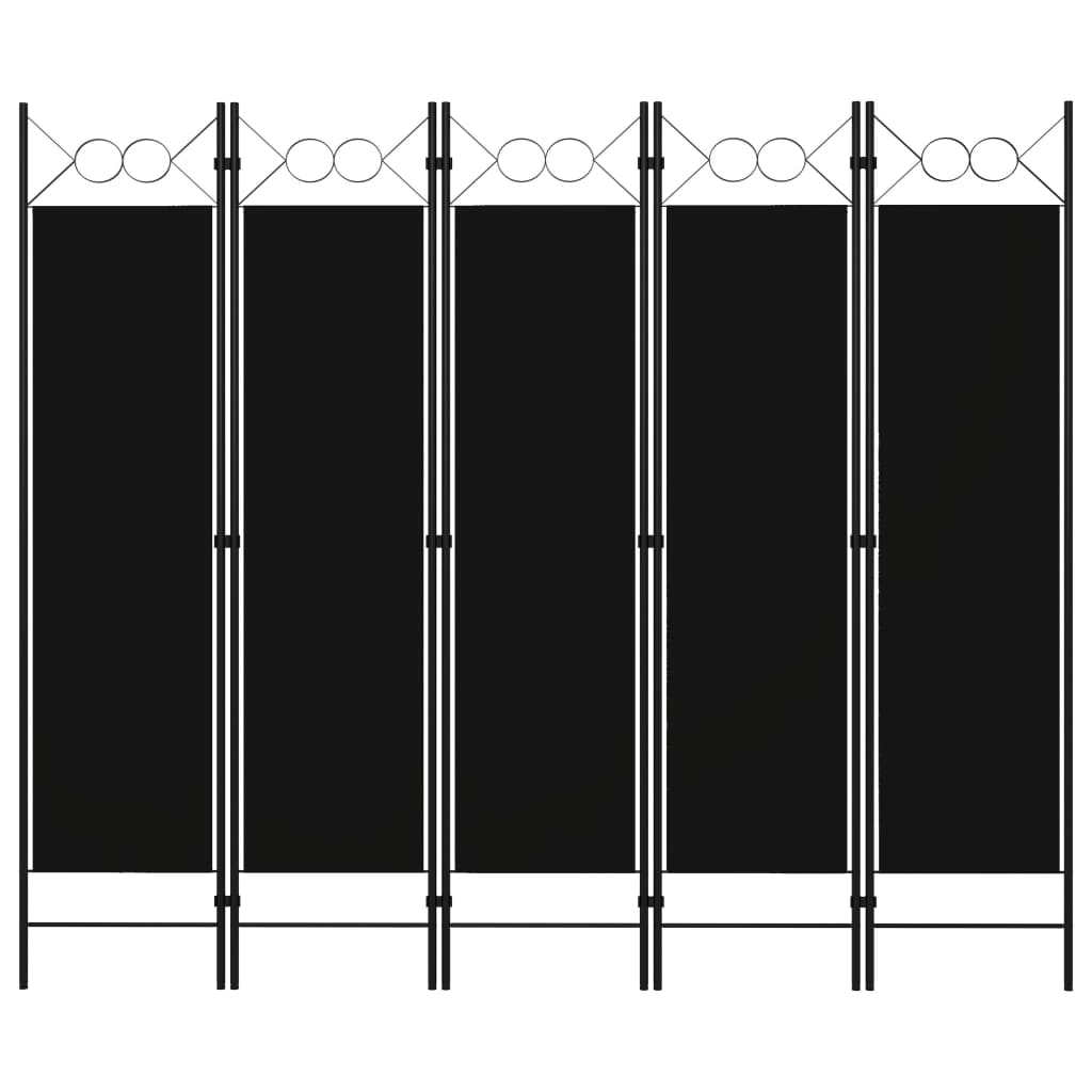 Biombo Divisor De 5 Paneles 200X180 Cm