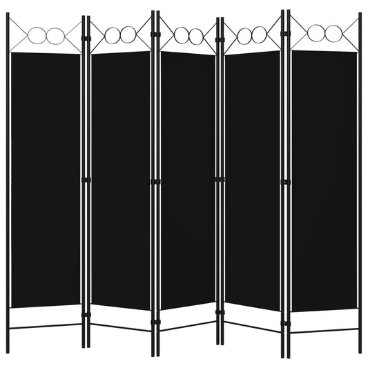 Biombo Divisor De 5 Paneles 200X180 Cm