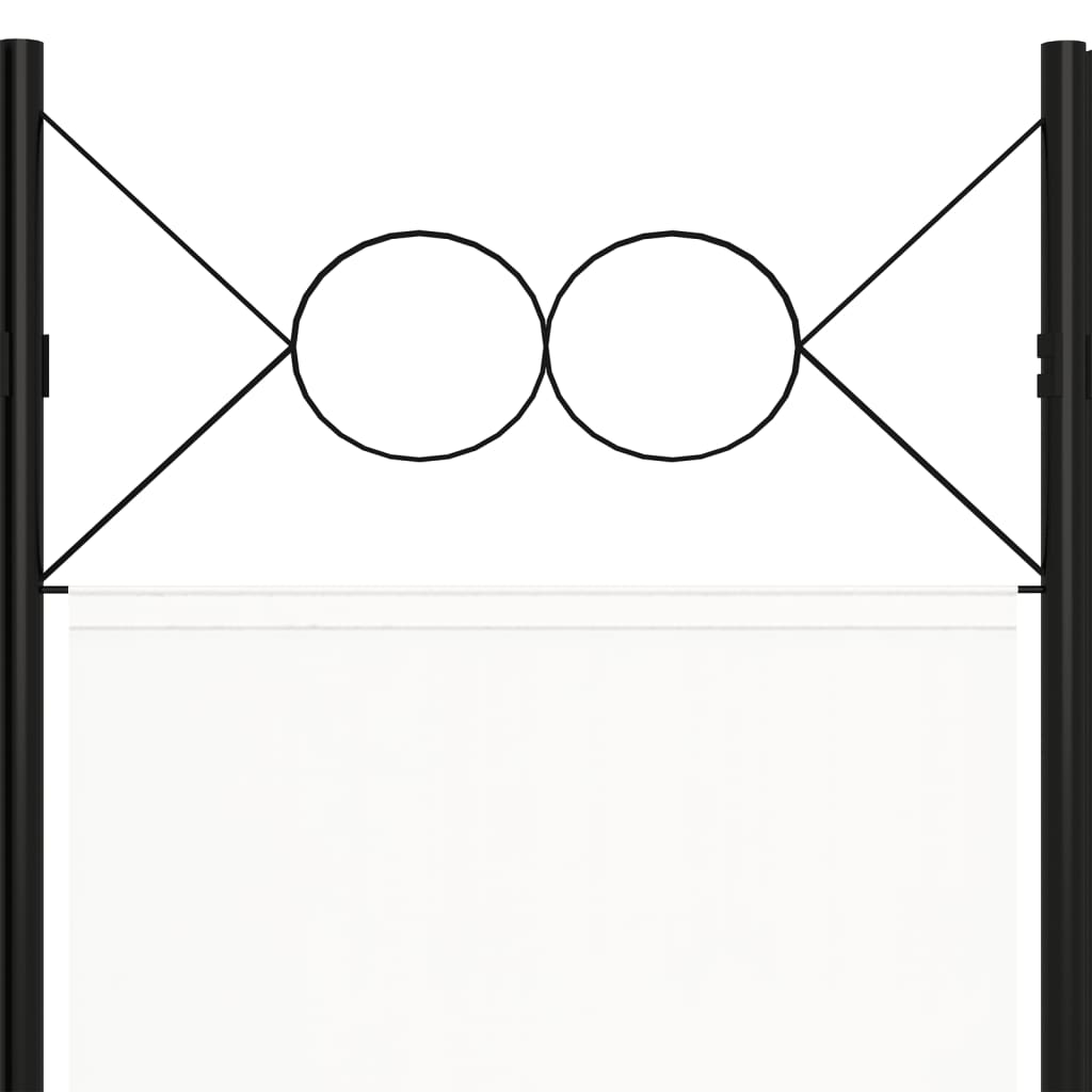 Biombo Divisor De 6 Paneles 240X180 Cm