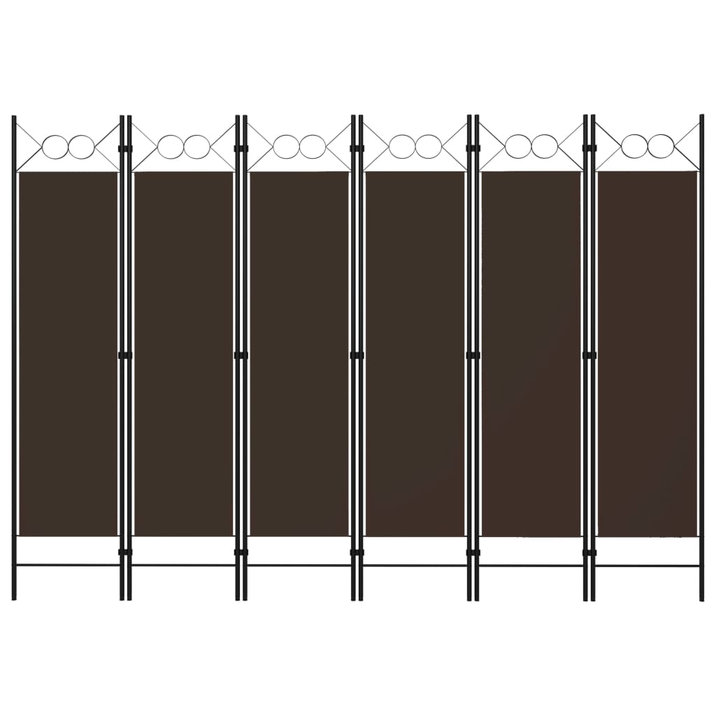 Biombo Divisor De 6 Paneles 240X180 Cm