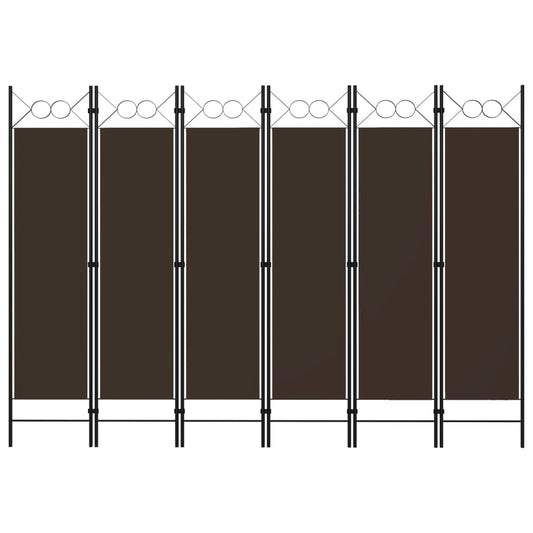 Biombo Divisor De 6 Paneles 240X180 Cm