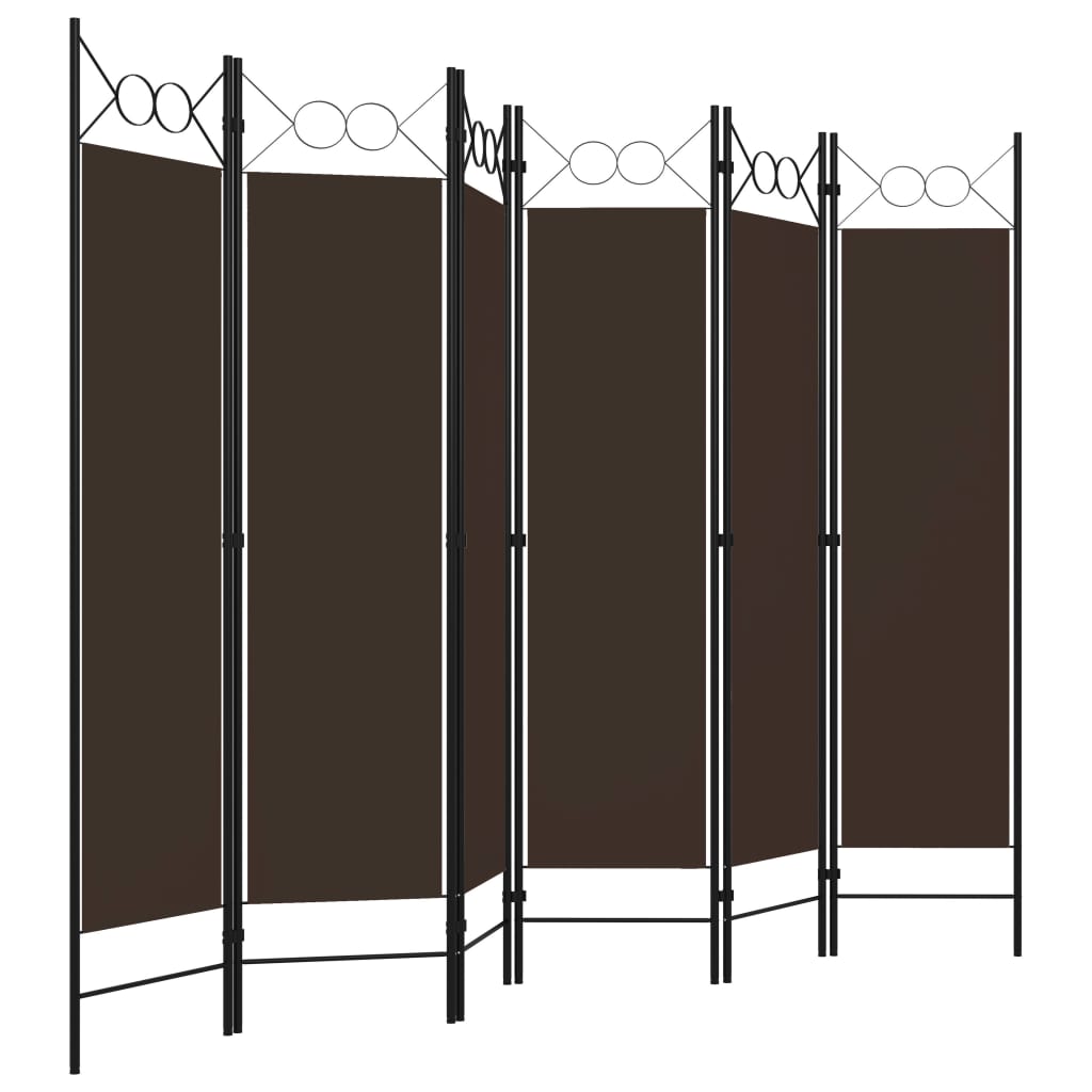 Biombo Divisor De 6 Paneles 240X180 Cm