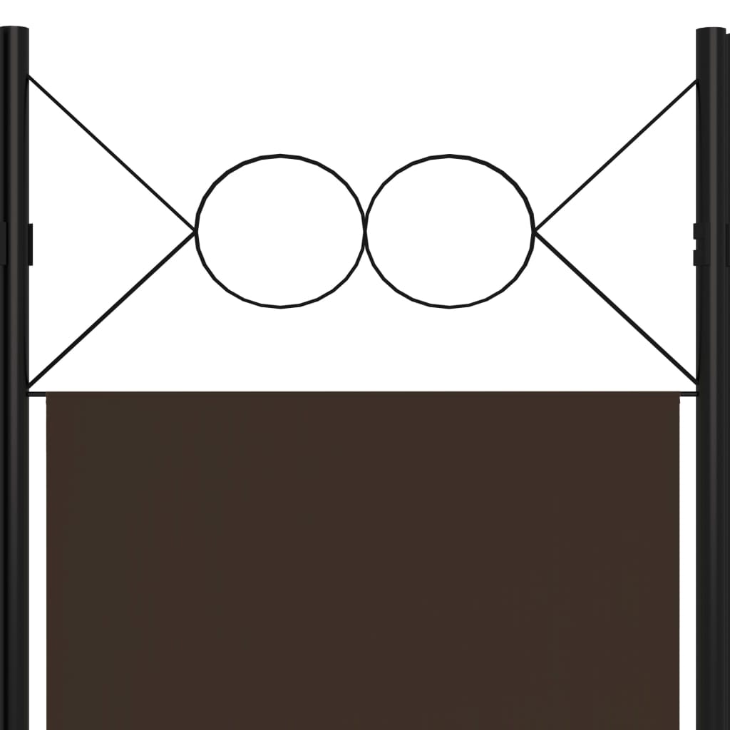 Biombo Divisor De 6 Paneles 240X180 Cm