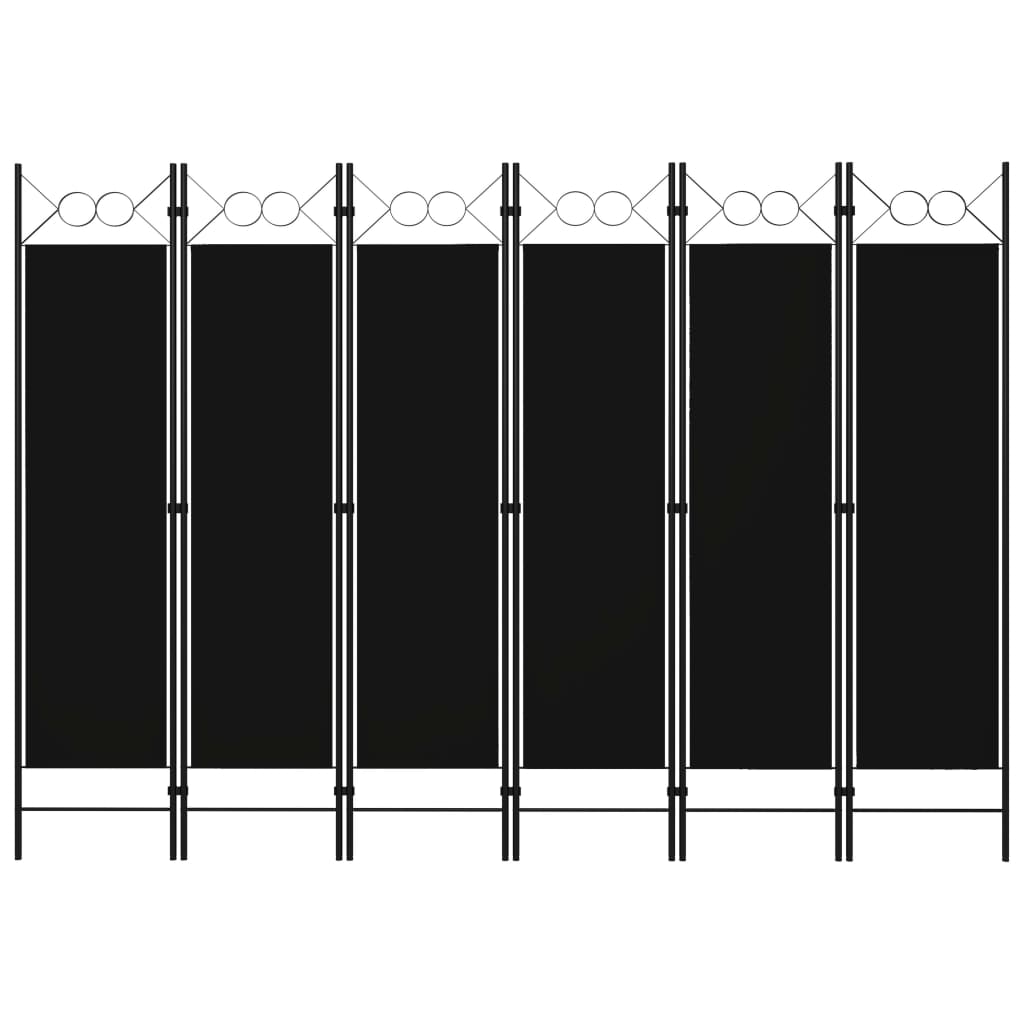Biombo Divisor De 6 Paneles 240X180 Cm