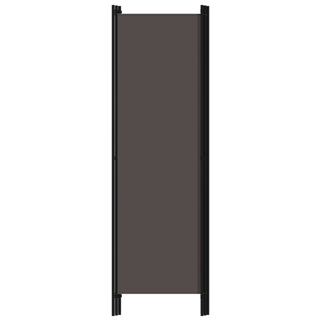 Biombo Divisor De 3 Paneles Gris 150X180 Cm