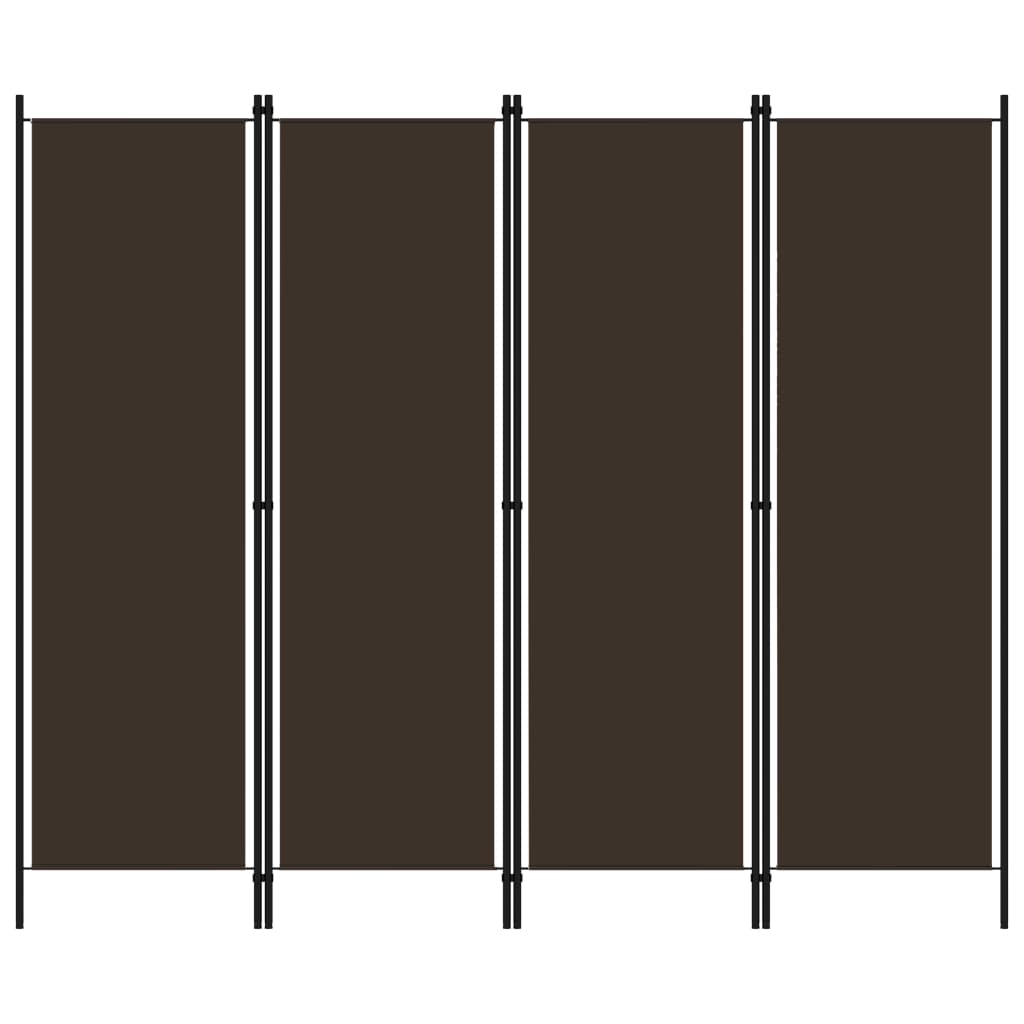 Biombo Divisor De 4 Paneles 200X180 Cm