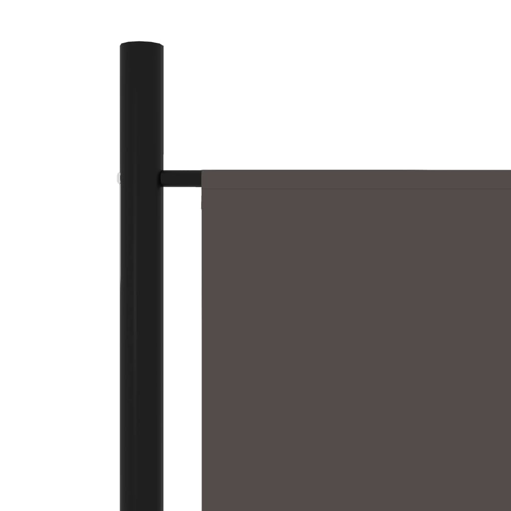Biombo Divisor De 4 Paneles Gris 200X180 Cm