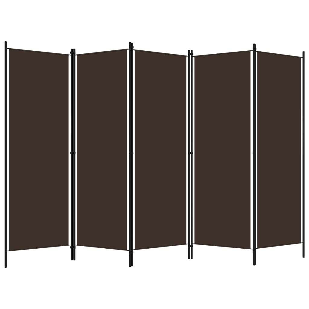 Biombo Divisor De 5 Paneles 250X180 Cm