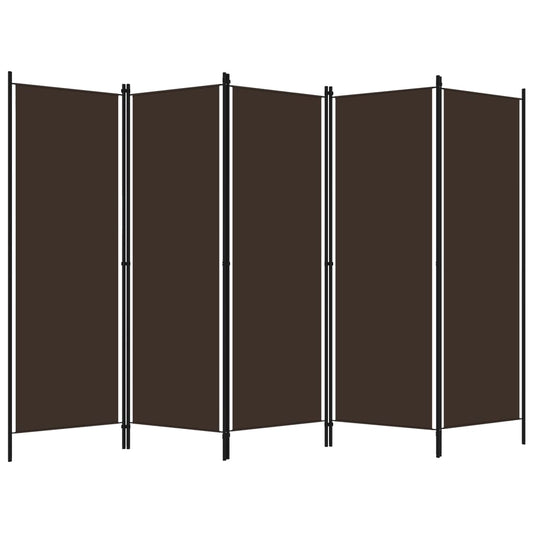 Biombo Divisor De 5 Paneles 250X180 Cm
