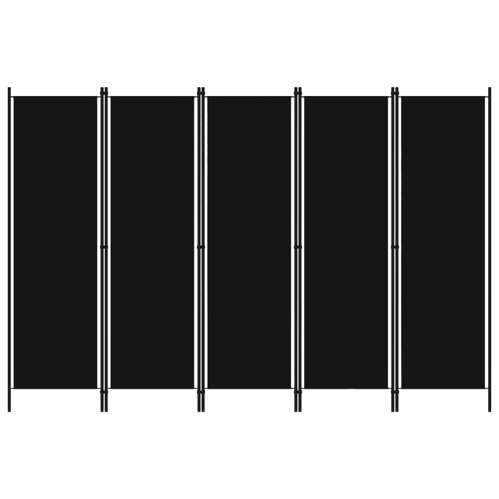Biombo Divisor De 5 Paneles 250X180 Cm