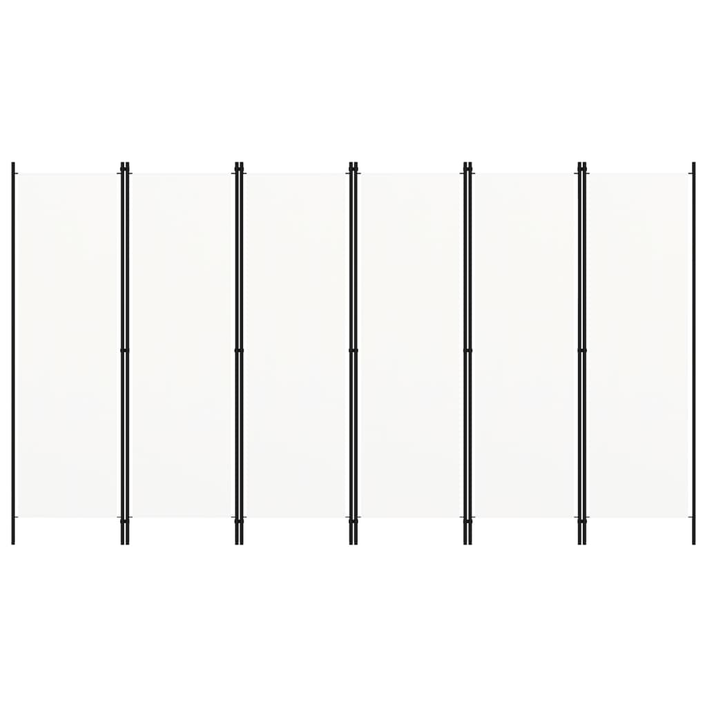 Biombo Divisor De 6 Paneles 300X180 Cm