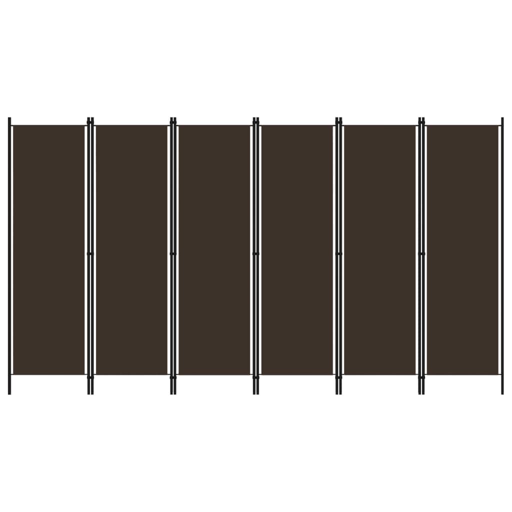 Biombo Divisor De 6 Paneles 300X180 Cm