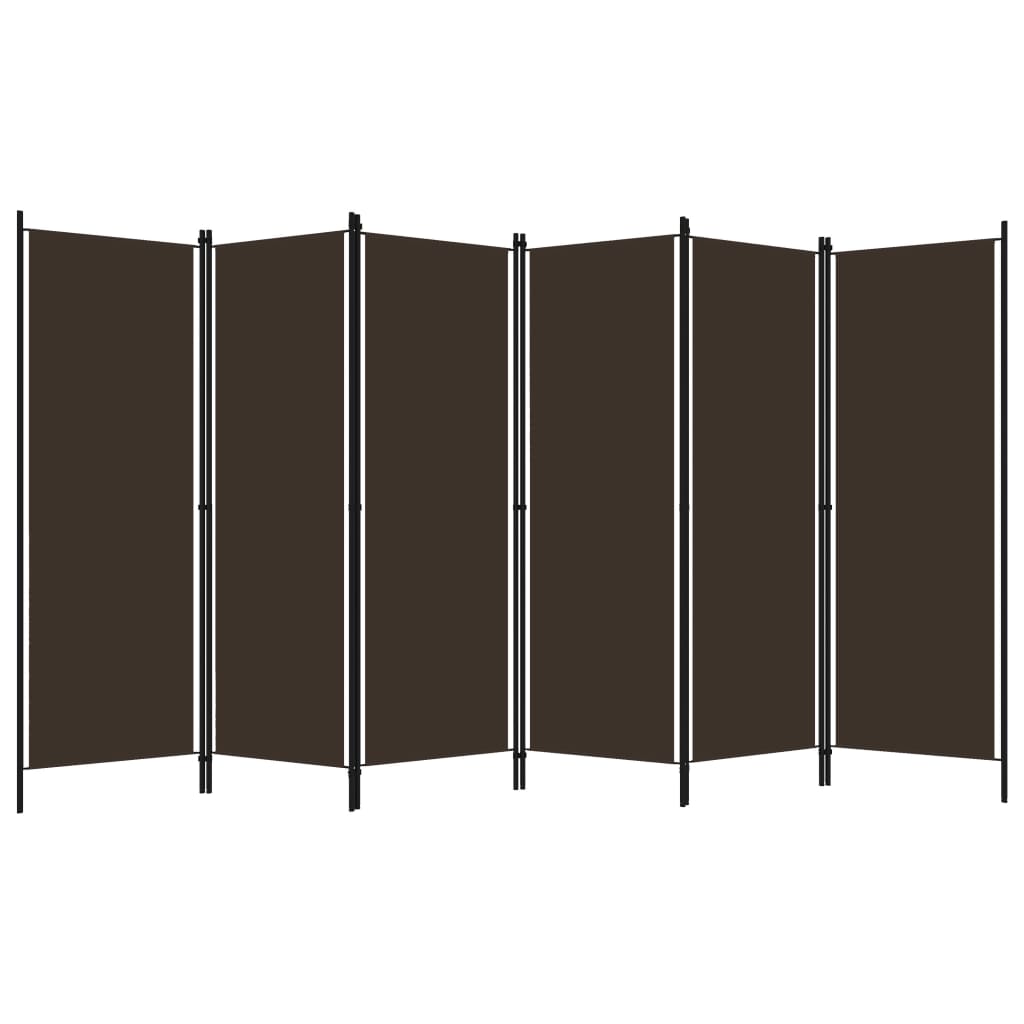 Biombo Divisor De 6 Paneles 300X180 Cm