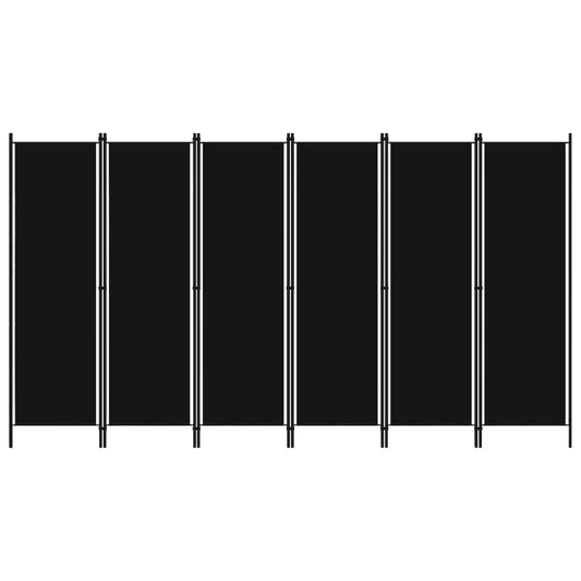 Biombo Divisor De 6 Paneles 300X180 Cm