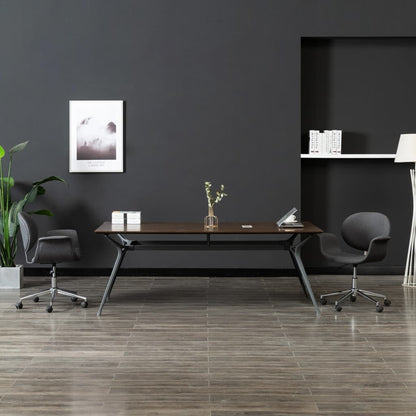 Sillas De Comedor Giratorias 4 Unidades Tela Color Gris Taupe