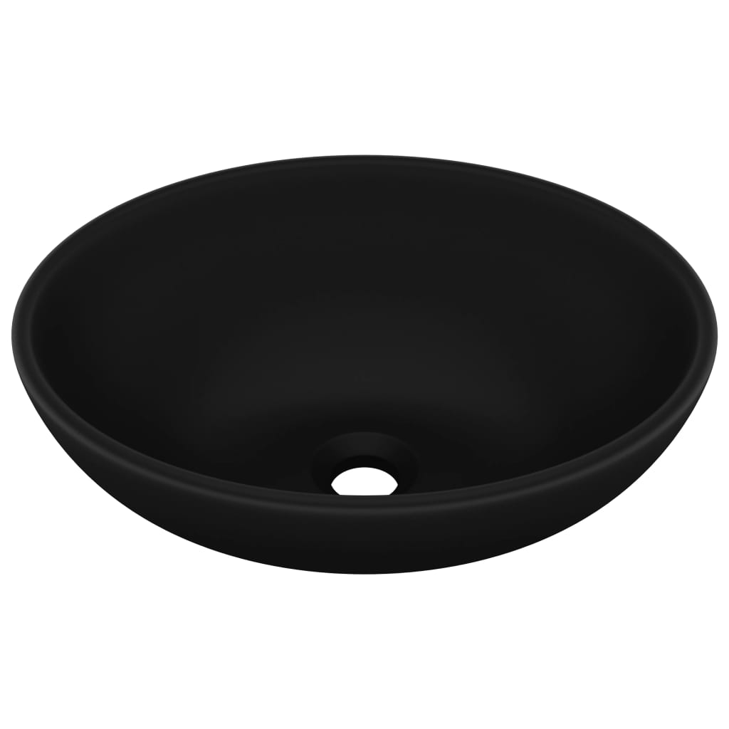 Lavabo De Lujo Ovalado Cerámica 40X33 Cm