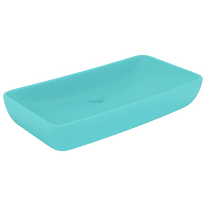 Lavabo Rectangular De Lujo Cerámica 71X38 Cm