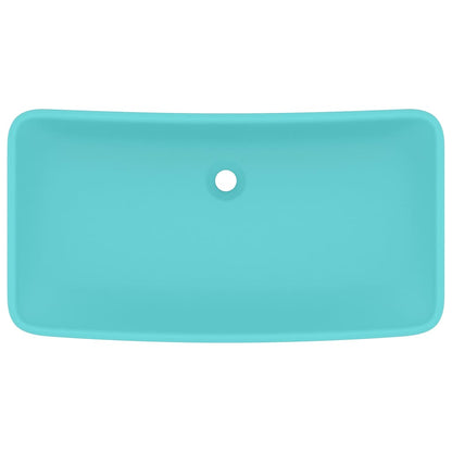 Lavabo Rectangular De Lujo Cerámica 71X38 Cm
